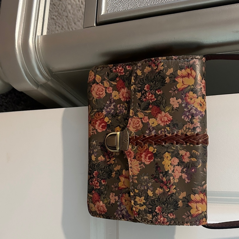 Patricia Nash Floral Brown Wallet